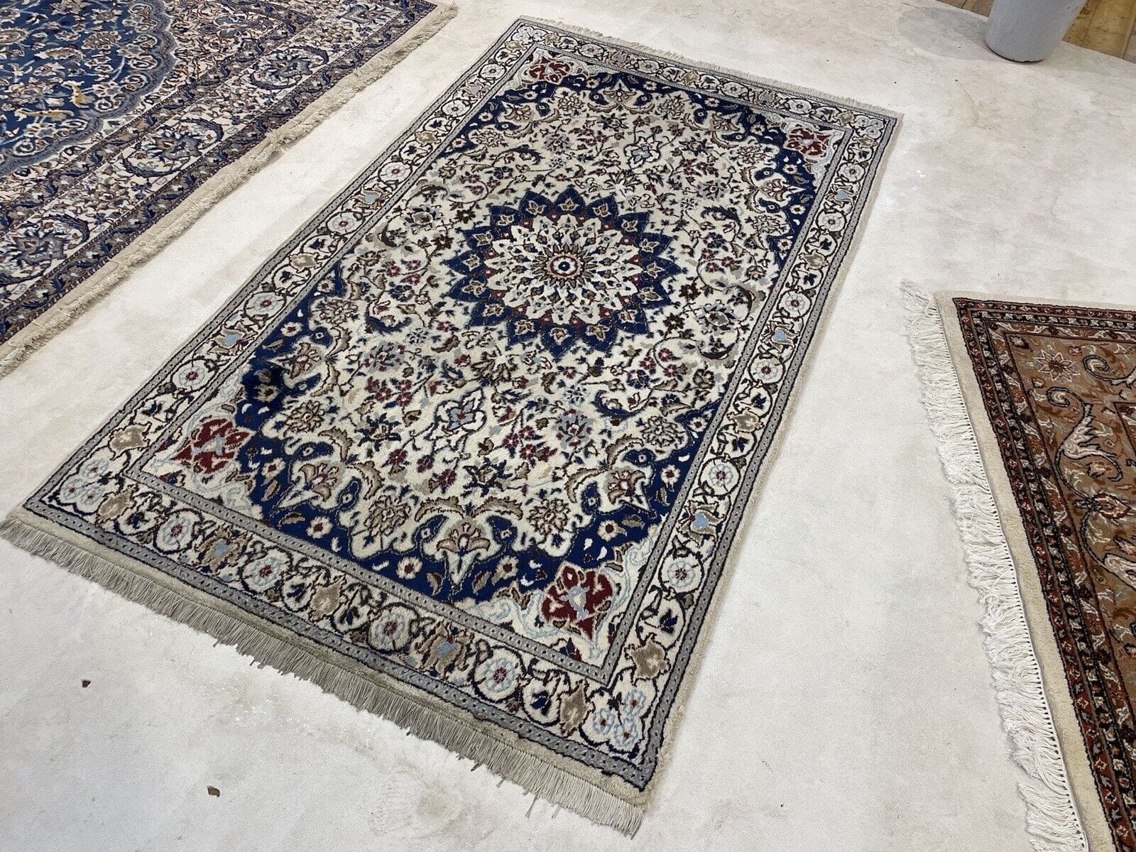 Persian Rug Nain 200x115 cm Wool Hand-knotted