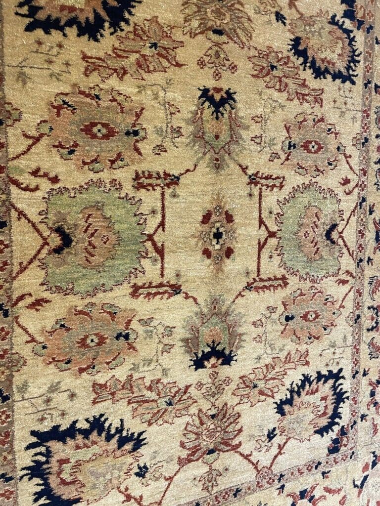 wunderschoner-feiner-zieger-perserteppich-in-pastell-beige-200x150-cm-100-1-8 Oriental Rug Pakistan 200 x 150 cm Wool Hand-knotted