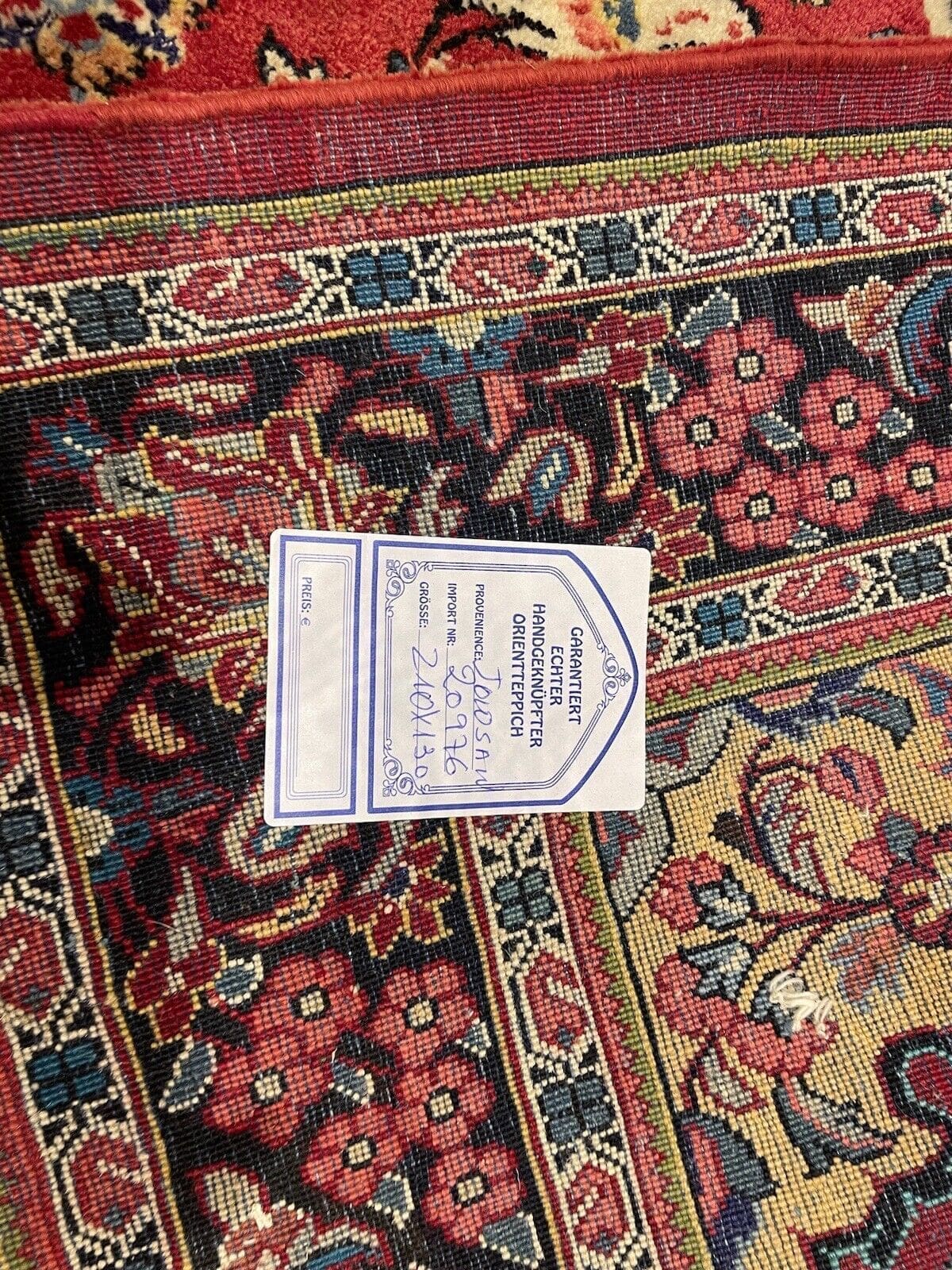 Persian Rug Jowsan 200x125 cm Wool Hand-knotted