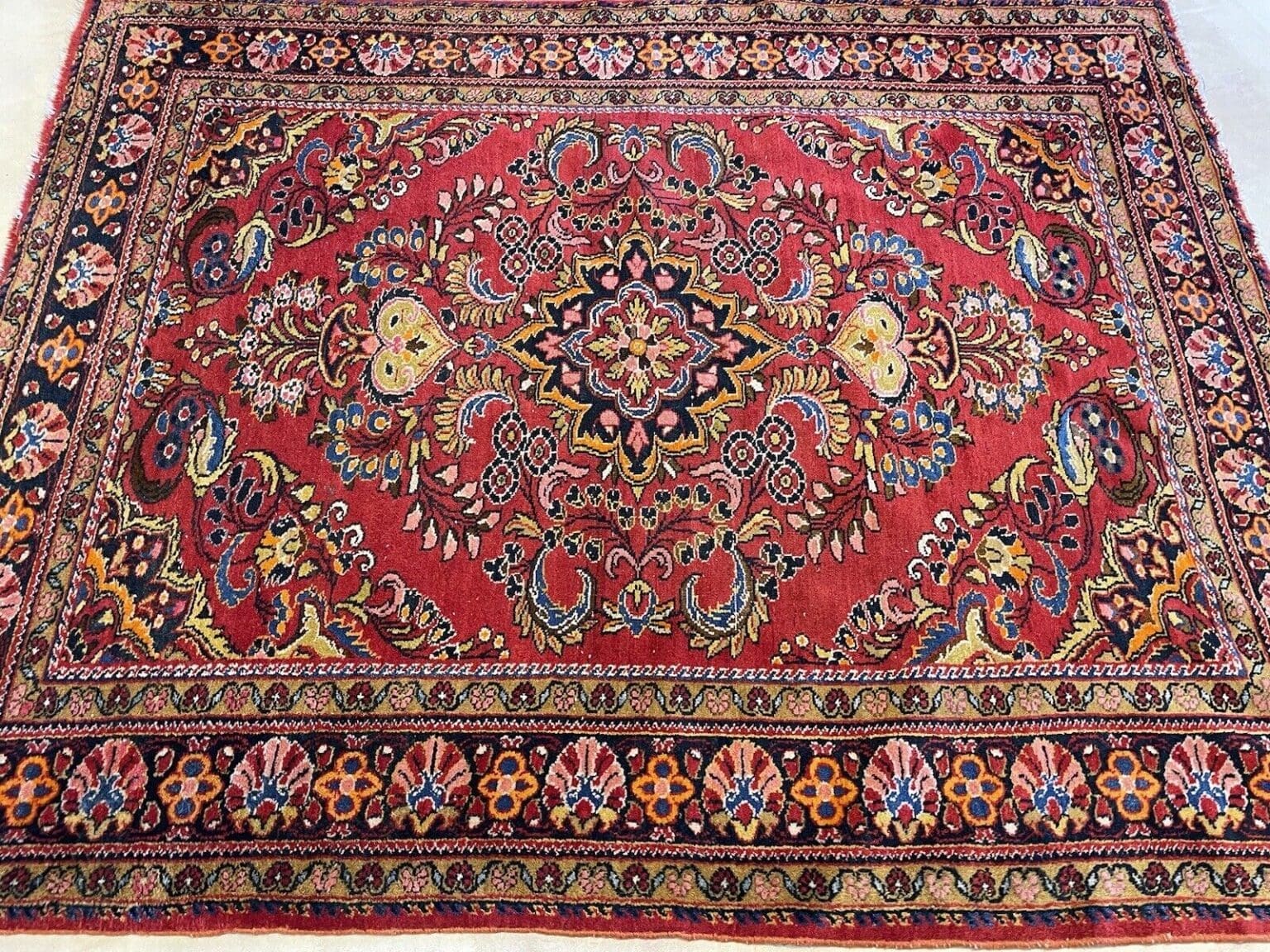 Persian Rug Lilian 185 x 150 cm Wool Hand-knotted