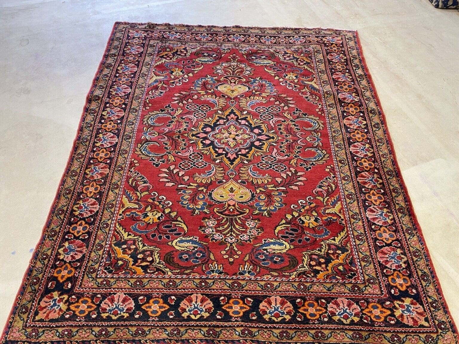 Persian Rug Lilian 185 x 150 cm Wool Hand-knotted