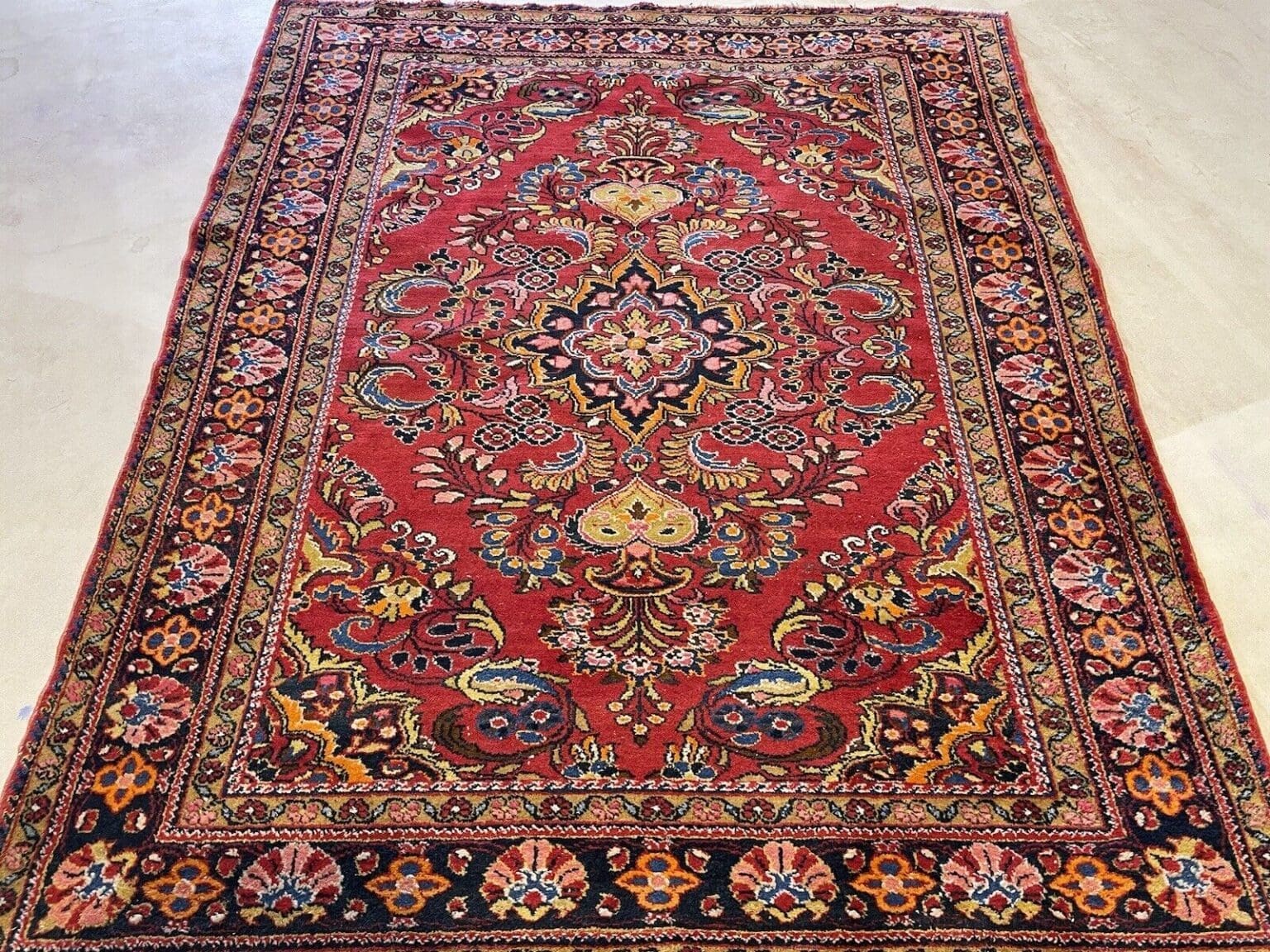 Persian Rug Lilian 185 x 150 cm Wool Hand-knotted