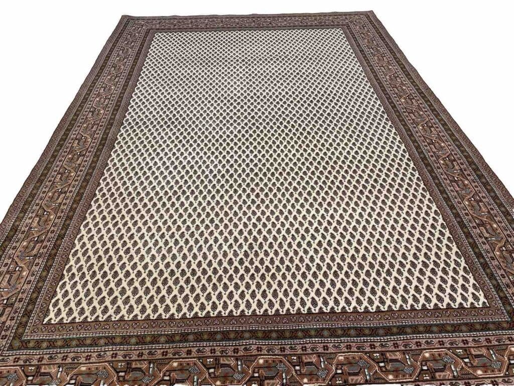 beige-sarough-mir-perserteppich-300x200-cm-380000-knoten-pro-qm-extrem-3 Persian Rug Sarouk 300 x 200 cm Cork wool Hand-knotted