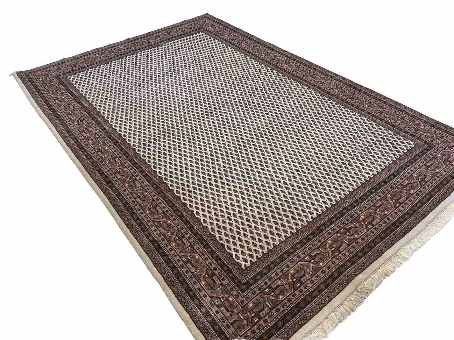 beige-sarough-mir-perserteppich-300x200-cm-380000-knoten-pro-qm-extrem-4 Persian Rug Sarouk 300 x 200 cm Cork wool Hand-knotted