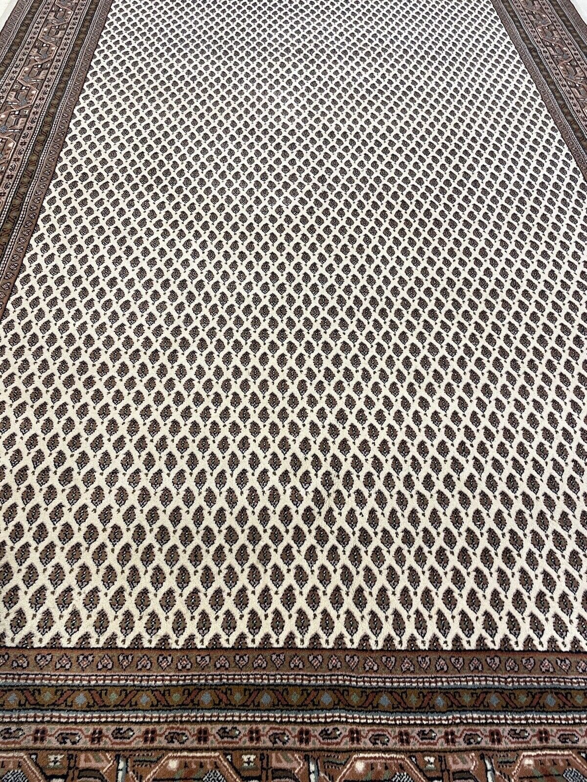 beige-sarough-mir-perserteppich-300x200-cm-380000-knoten-pro-qm-extrem-6 Persian Rug Sarouk 300 x 200 cm Cork wool Hand-knotted