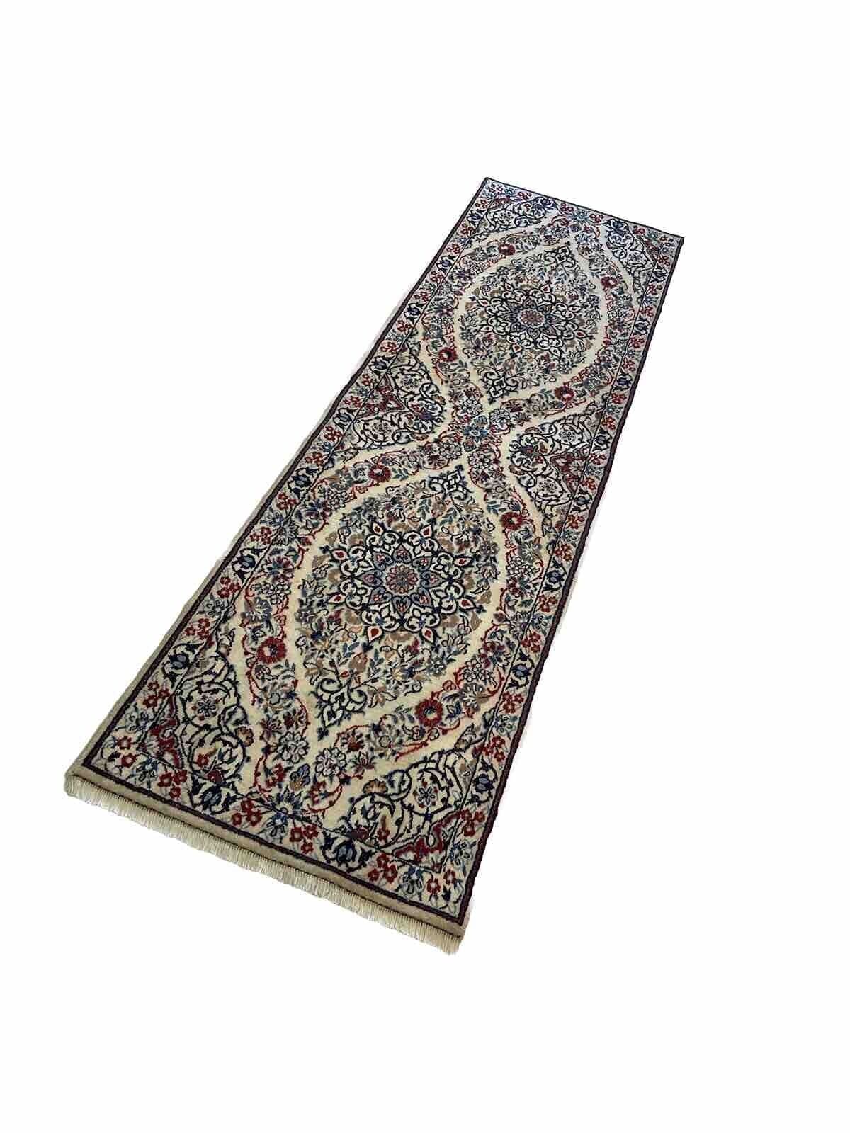 Persian Rug Nain 210x62 cm Wool Hand-knotted