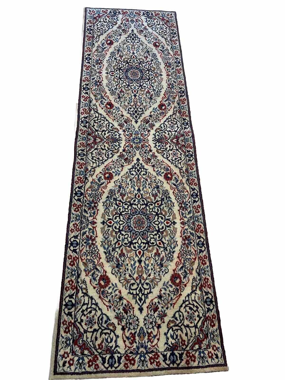 Persian Rug Nain 210x62 cm Wool Hand-knotted
