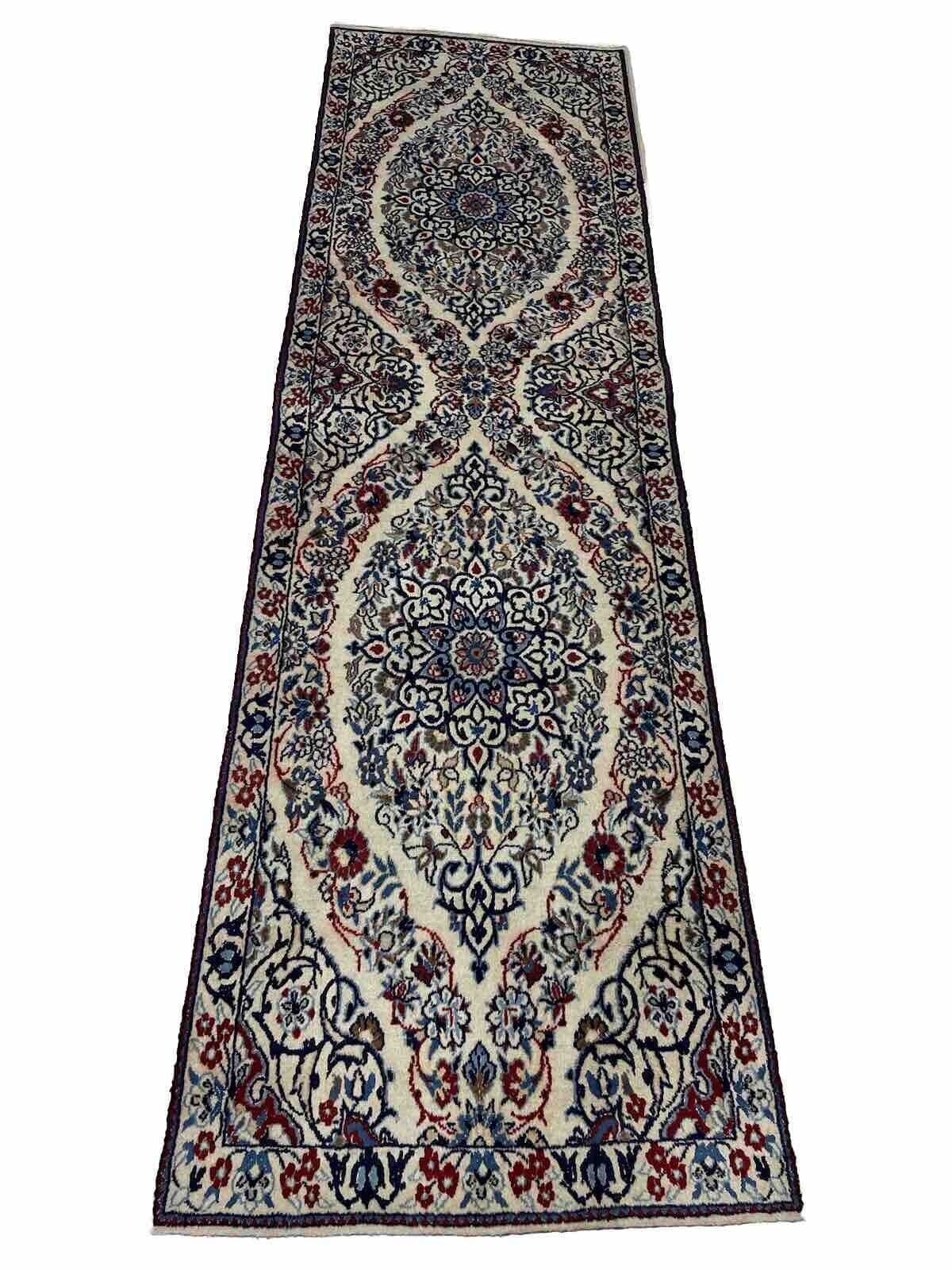 Persian Rug Nain 210x62 cm Wool Hand-knotted