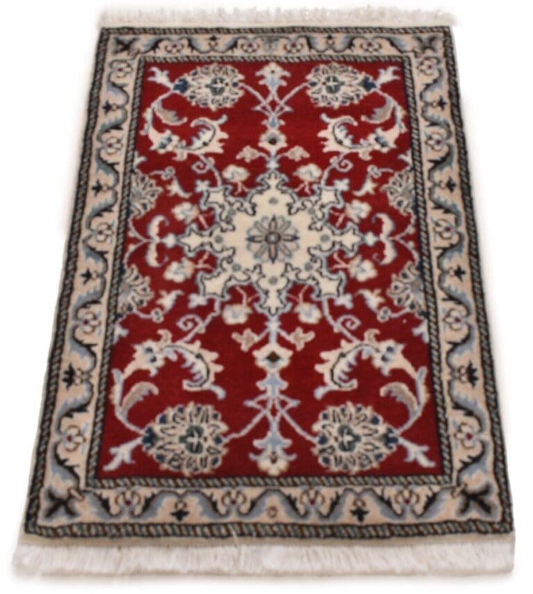 Persian Rug Nain Kashmir 90 x 60 cm Wool Hand-knotted