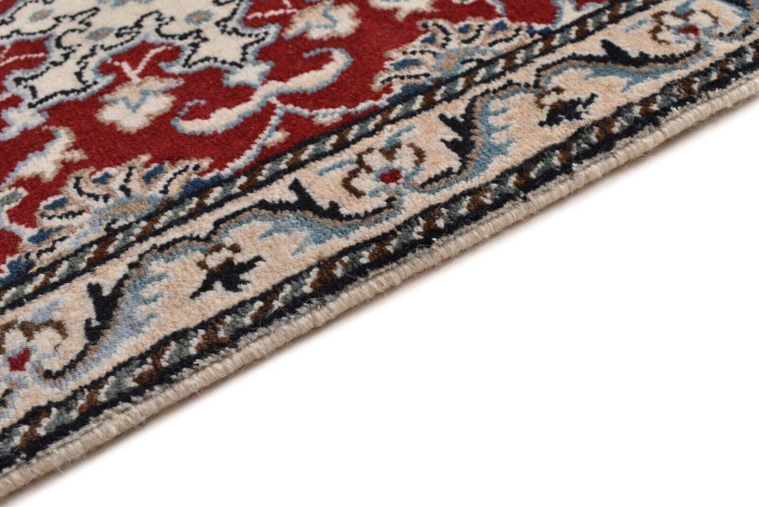Persian Rug Nain Kashmir 90 x 60 cm Wool Hand-knotted