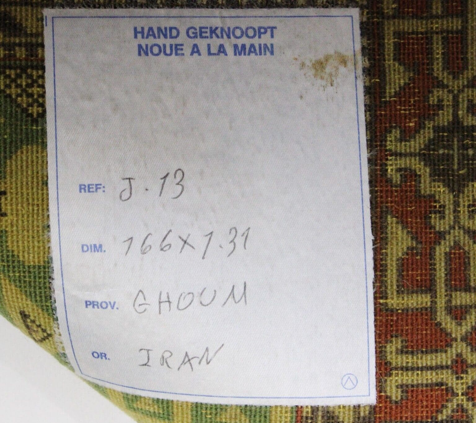 Persian Rug Qom 166 x 131 cm Silk Hand-knotted