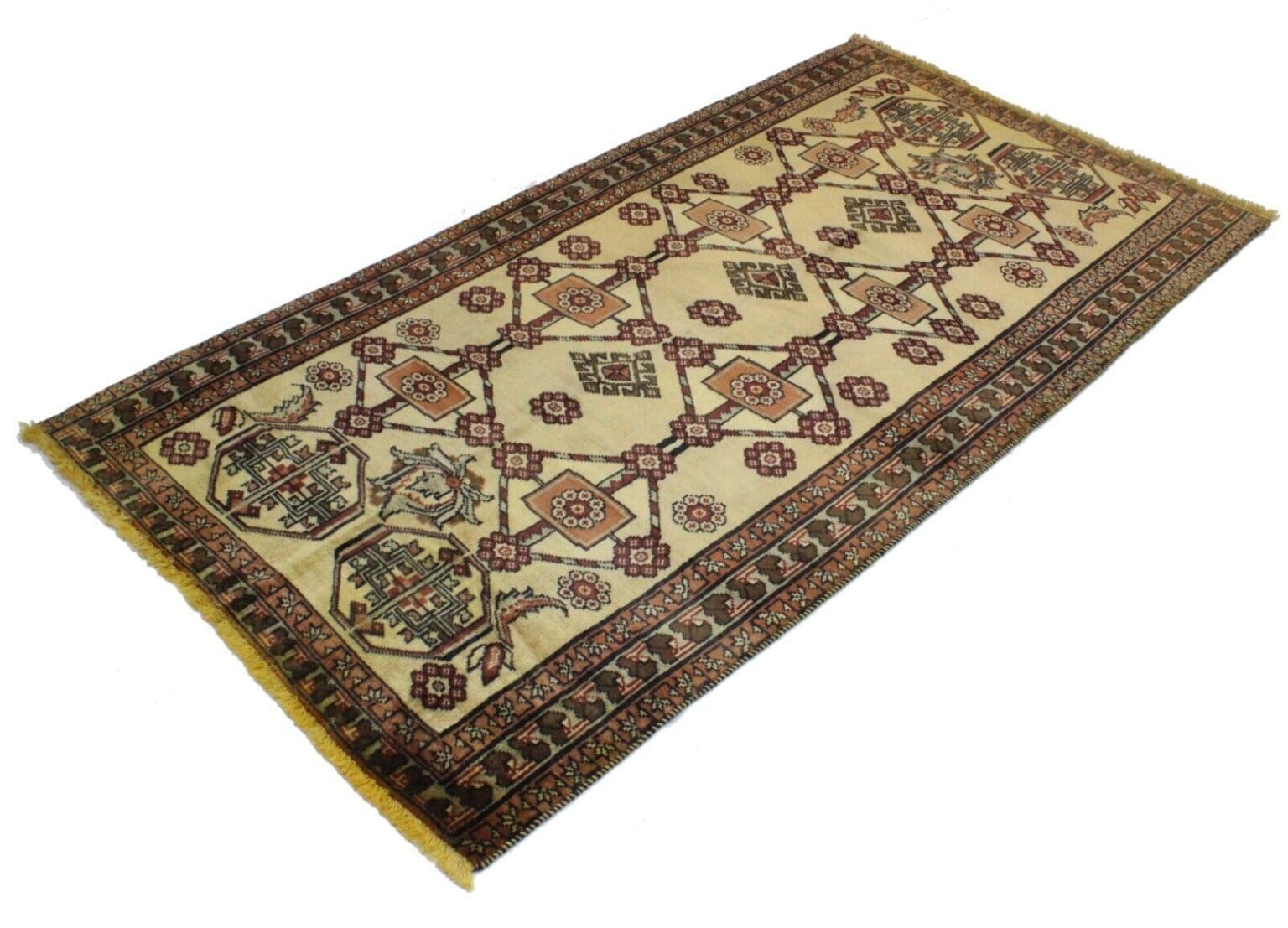 Oriental Rug Shiraz 202 x 110 cm Wool Hand-knotted