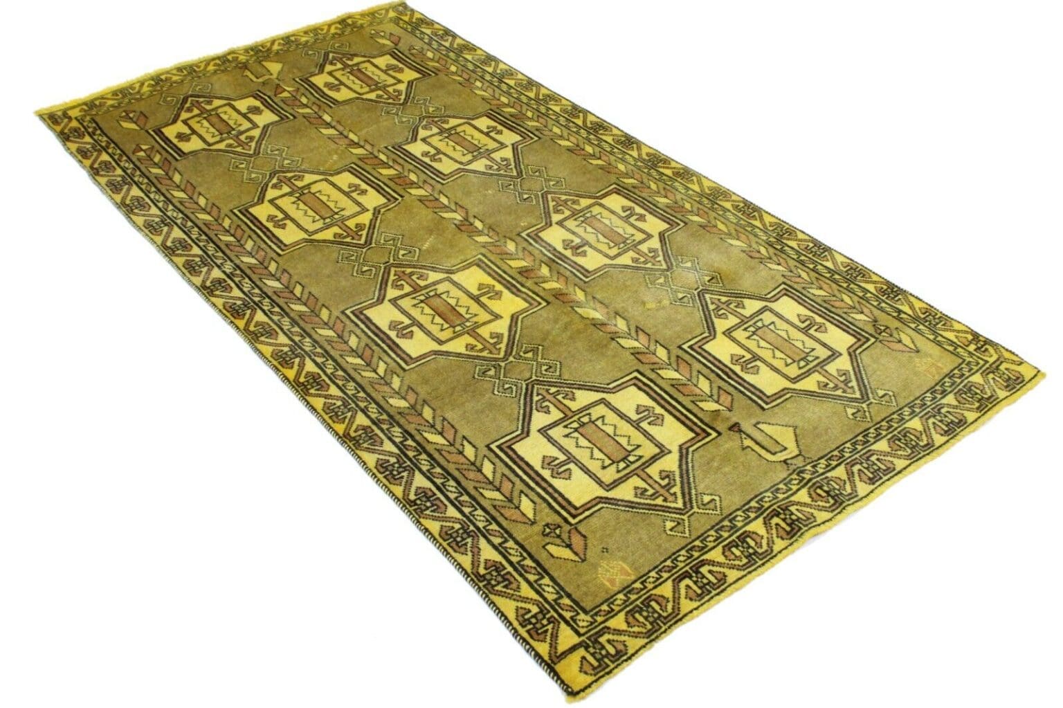 Persian Rug Shiraz 213 x 110 cm Wool Hand-knotted