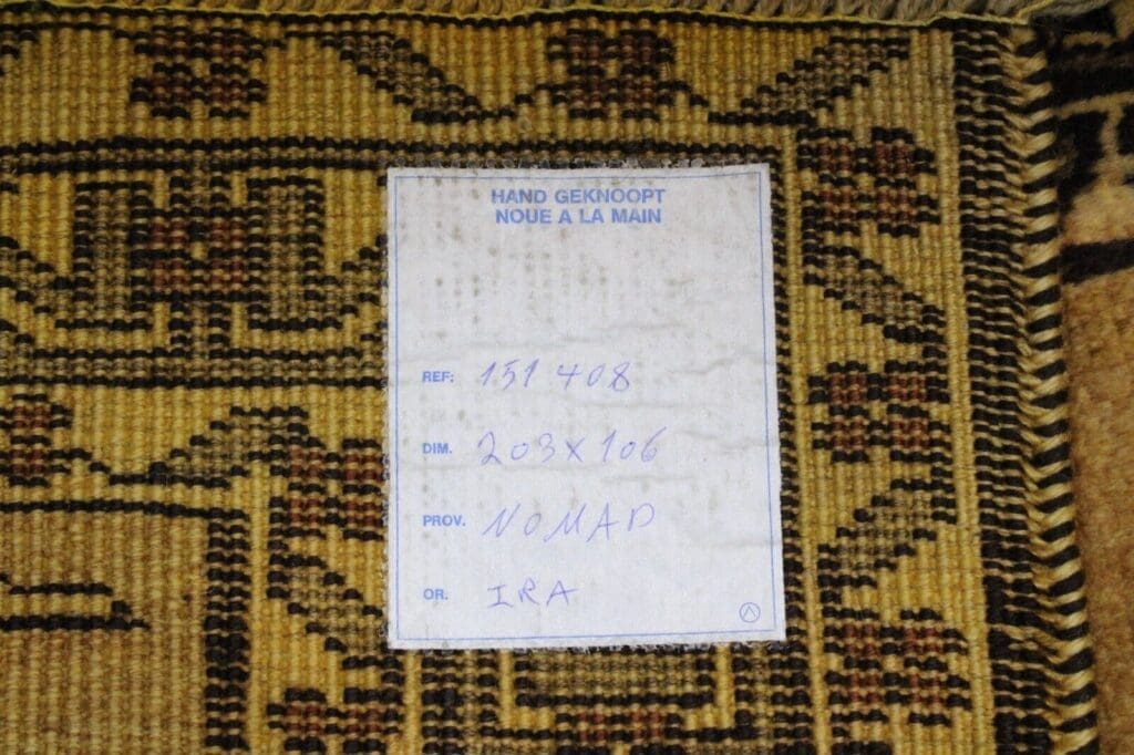 Persian Rug Shiraz 203 x 106 cm Wool Hand-knotted