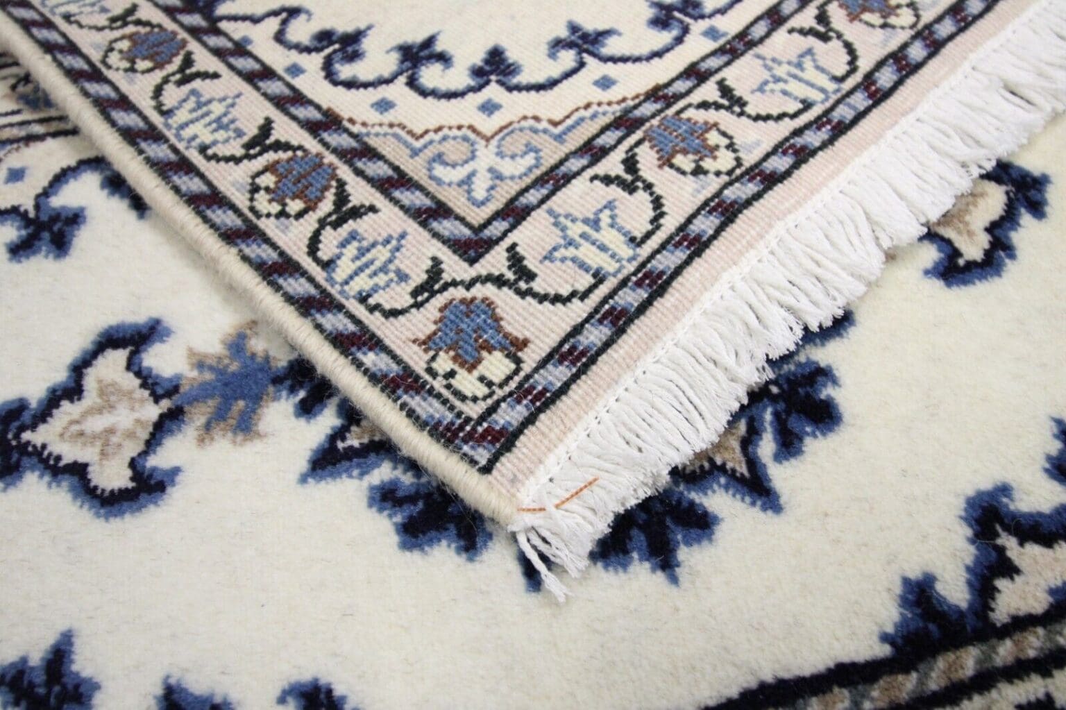 Persian Rug Nain 40 x 60 cm Wool Hand-knotted