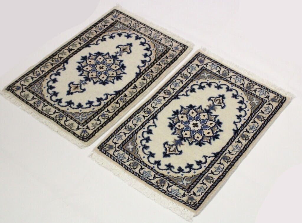 original-perserteppich-2-wahl-nain-poshti-40-cm-x-60-cm-top-zustand-1-18 Persian Rug Nain 40 x 60 cm Wool Hand-knotted