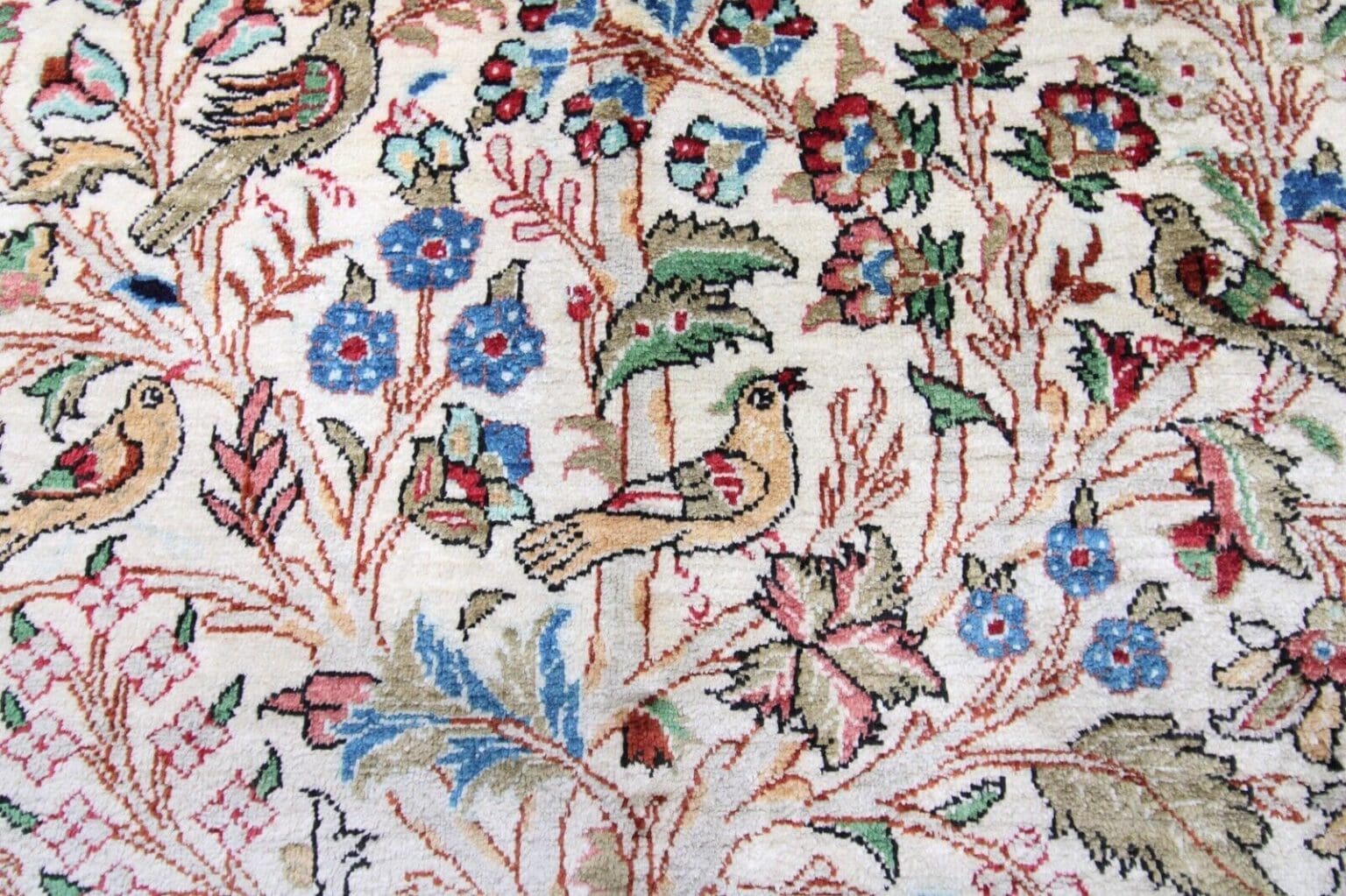 Persian Rug Qom 130 x 80 cm Silk Hand-knotted