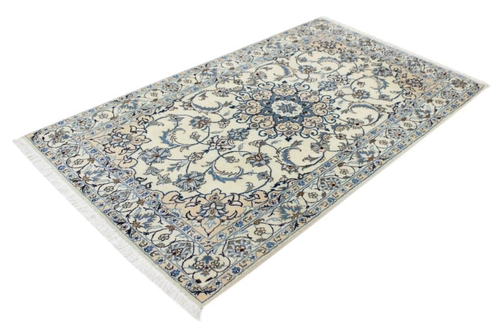 Persian Rug Nain 210 x 122 cm Wool Hand-knotted