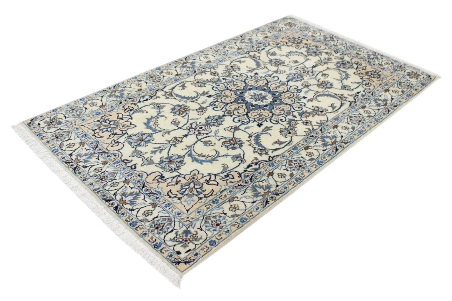 Persian Rug Nain 210 x 122 cm Wool Hand-knotted
