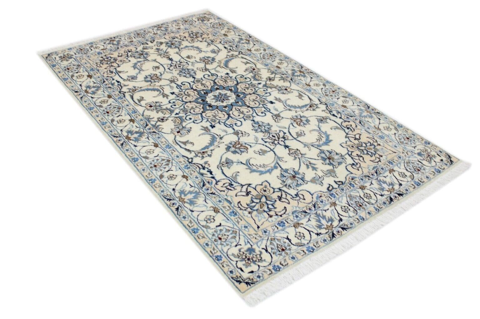 Persian Rug Nain 210 x 122 cm Wool Hand-knotted