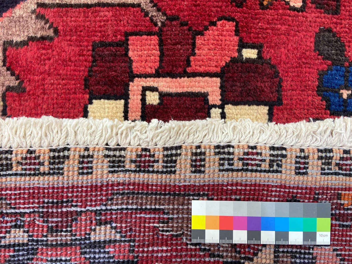 bakhtiar-teppich-204-x-163-cm-gartenmuster-mit-pflanzen-und-tiermotiven-1-4 Persian Rug Bakhtiari 204 x 163 cm Wool Hand-knotted