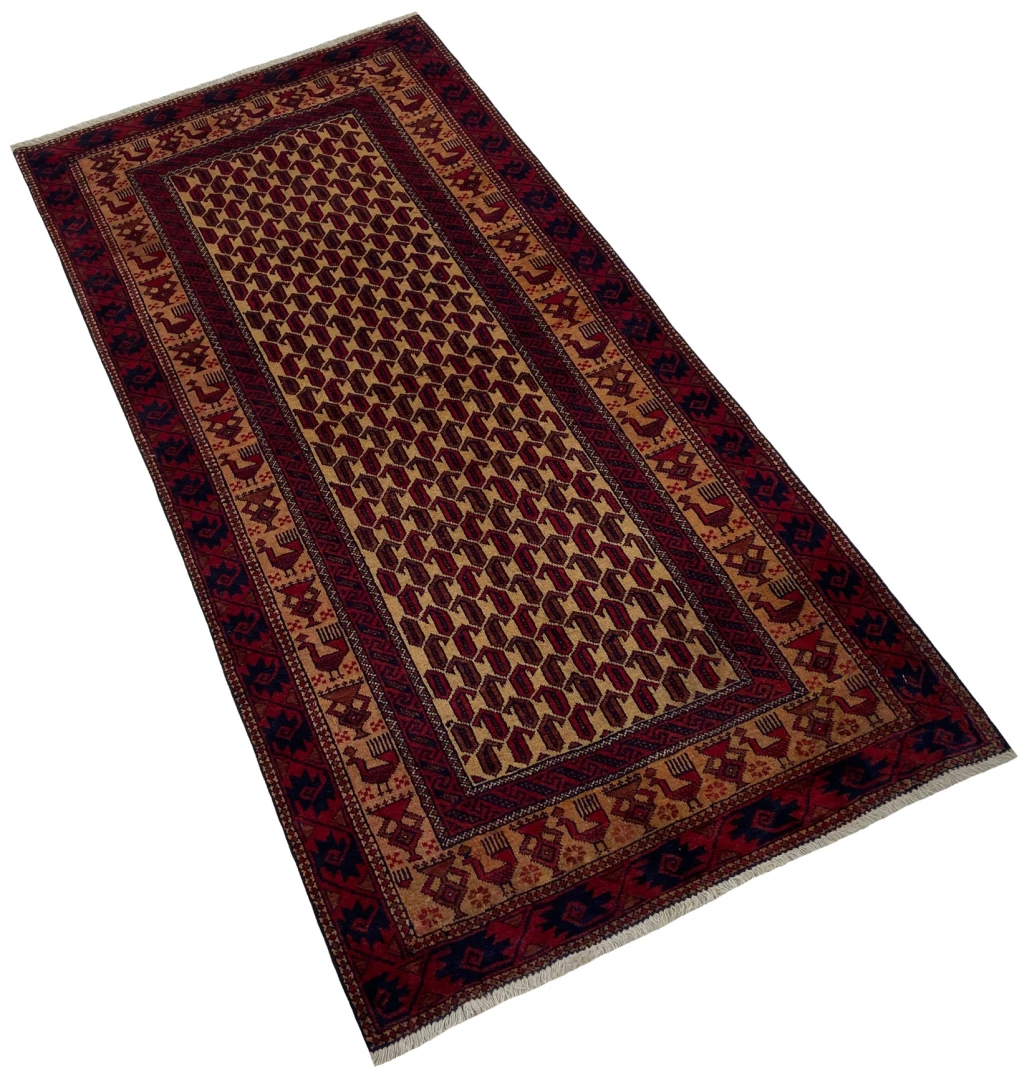 Persian Rug Baluch 176 x 82 cm Wool Hand-knotted