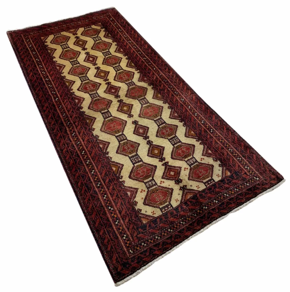 Persian Rug Baluch 183 x 89 cm Wool Hand-knotted
