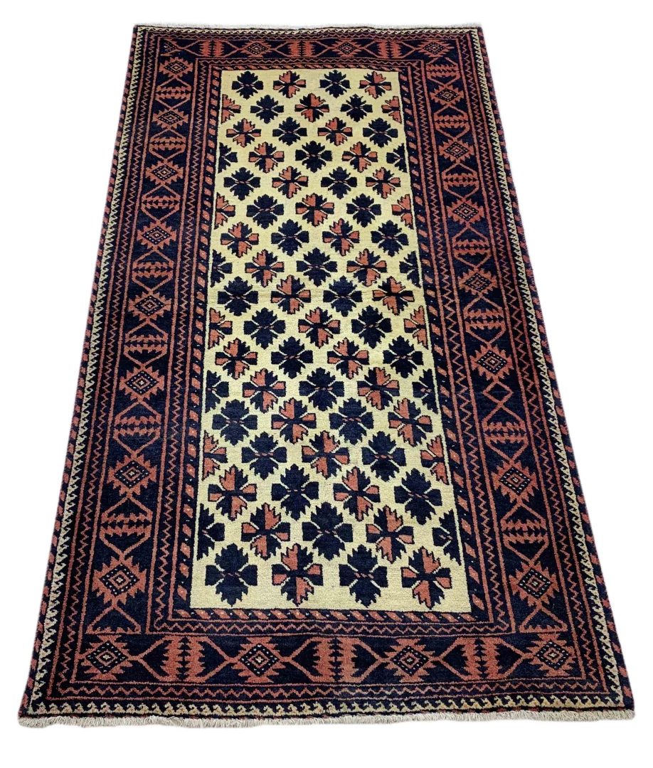 balutsch-perserteppich-192-x-102-cm-knotendichte-120000-250000-1 Persian Rug Baluch 192 x 102 cm Wool Hand-knotted