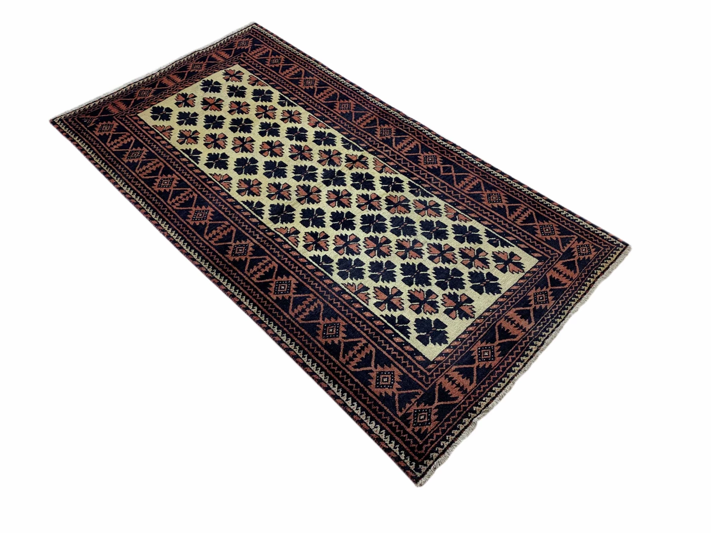 balutsch-perserteppich-192-x-102-cm-knotendichte-120000-250000-2 Persian Rug Baluch 192 x 102 cm Wool Hand-knotted