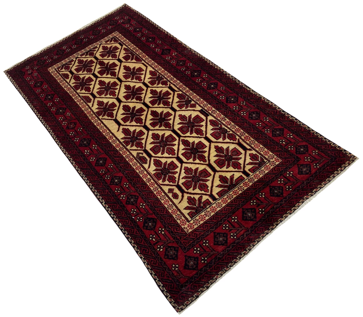Persian Rug Baluch 207 x 107 cm Wool Hand-knotted