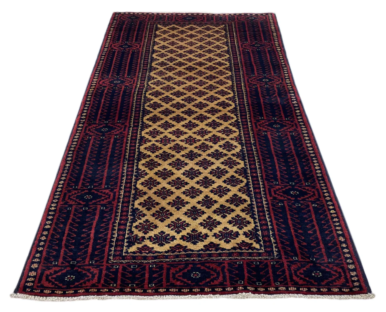 Persian Rug Baluch 211 x 111 cm Wool Hand-knotted