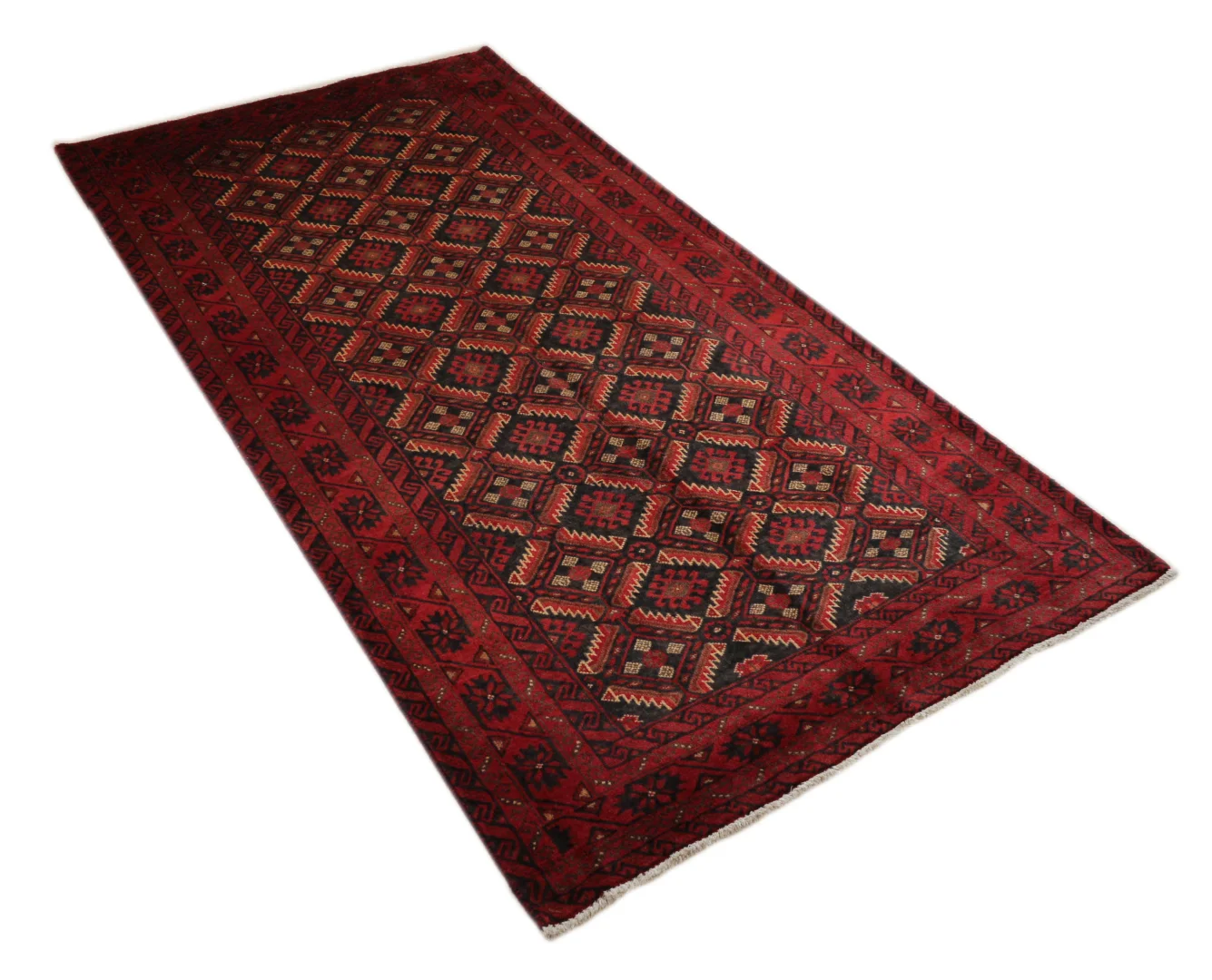 balutsch-perserteppich-215-x-105-cm-knotendichte-120000-250000-2 Persian Rug Baluch 215 x 105 cm Wool Hand-knotted