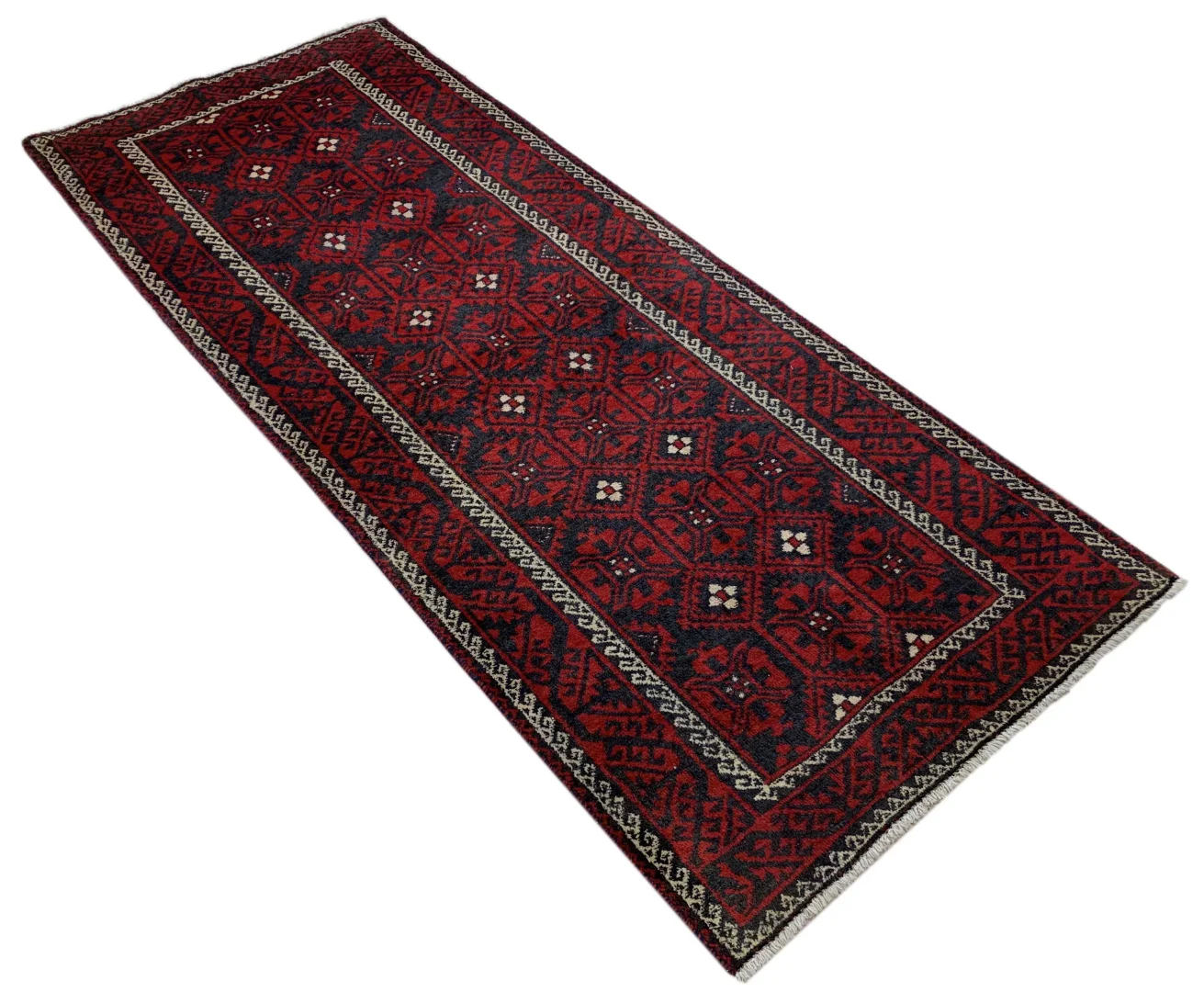 Oriental Rug Baluch 222 x 92 cm Wool Hand-knotted