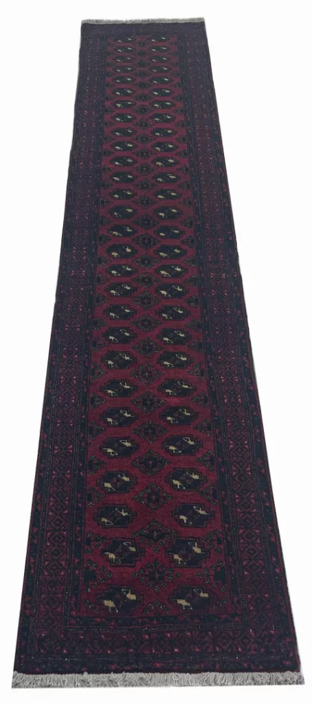 Persian Rug Baluch 275 x 52 cm Wool Hand-knotted