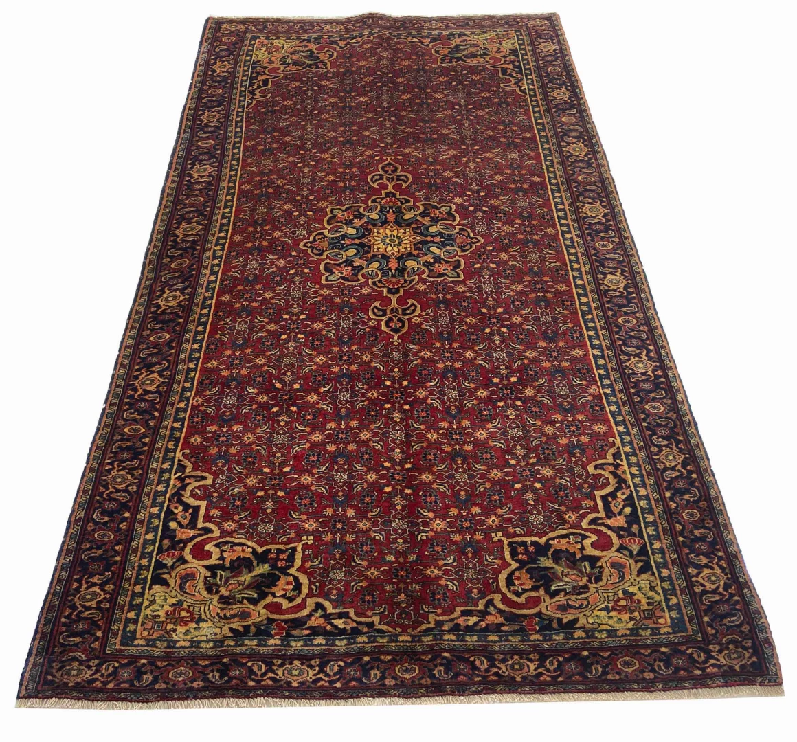 Persian Rug Bijar 238 x 132 cm Wool Hand-knotted