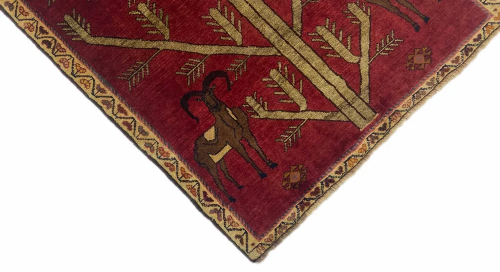 gabbeh-shuli-teppich-137-x-104-cm-knotendichte-90000-180000-m-1-3 Persian Rug Gabbeh 137 x 104 cm Virgin Wool Hand-knotted