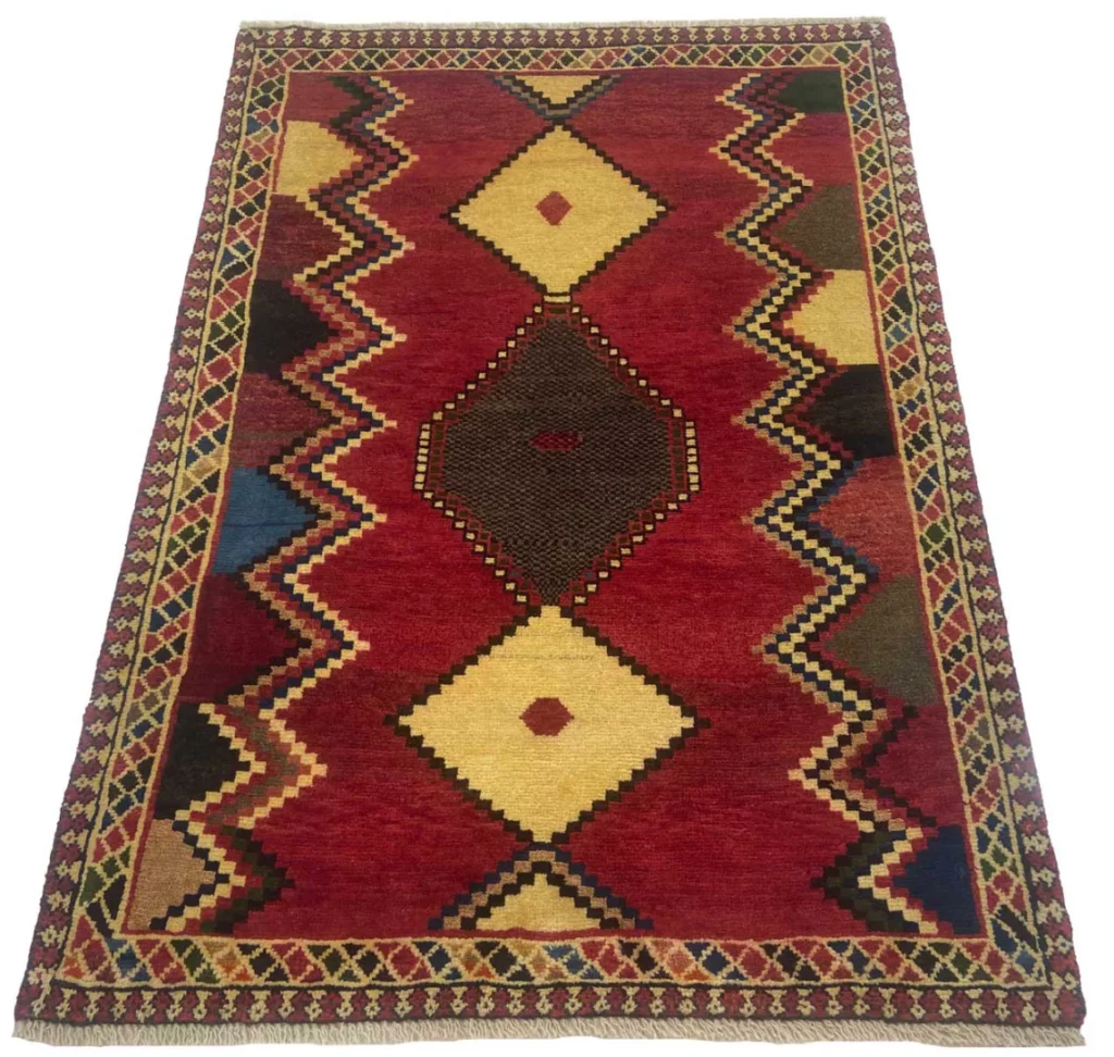 Persian Rug Gabbeh 142 x 102 cm Wool Hand-knotted