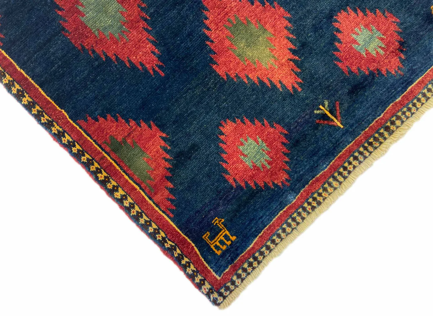 Persian Rug Gabbeh 145 x 109 cm Wool Hand-knotted
