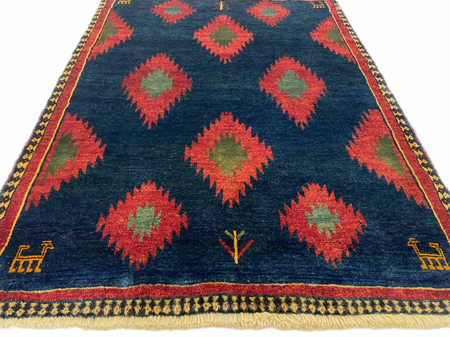 Persian Rug Gabbeh 145 x 109 cm Wool Hand-knotted