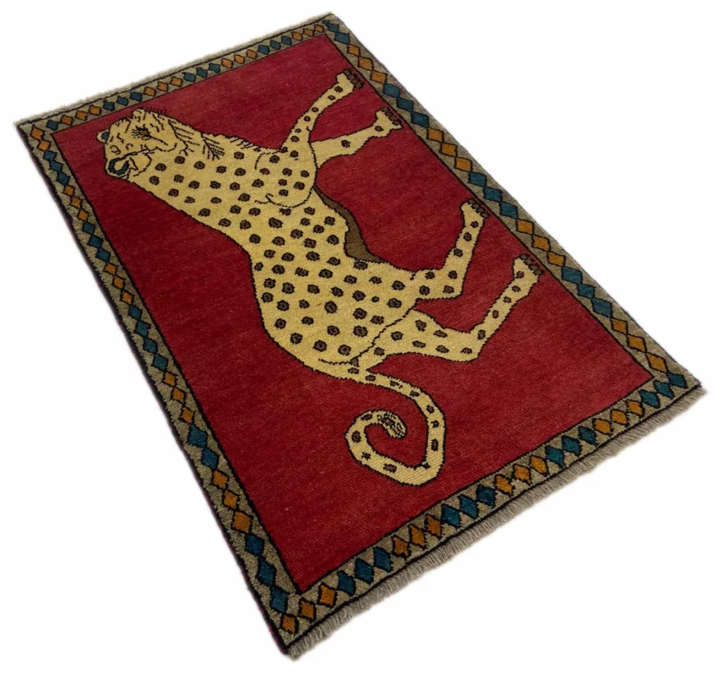 gabbeh-shuli-teppich-150-x-100-cm-90000-180000-knoten-ausgefallene-2 Persian Rug Fars 150 x 100 cm Wool Hand-knotted