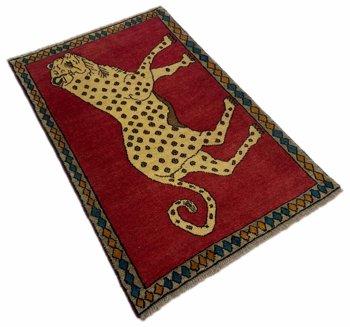 gabbeh-shuli-teppich-150-x-100-cm-90000-180000-knoten-ausgefallene-2 Persian Rug Fars 150 x 100 cm Wool Hand-knotted