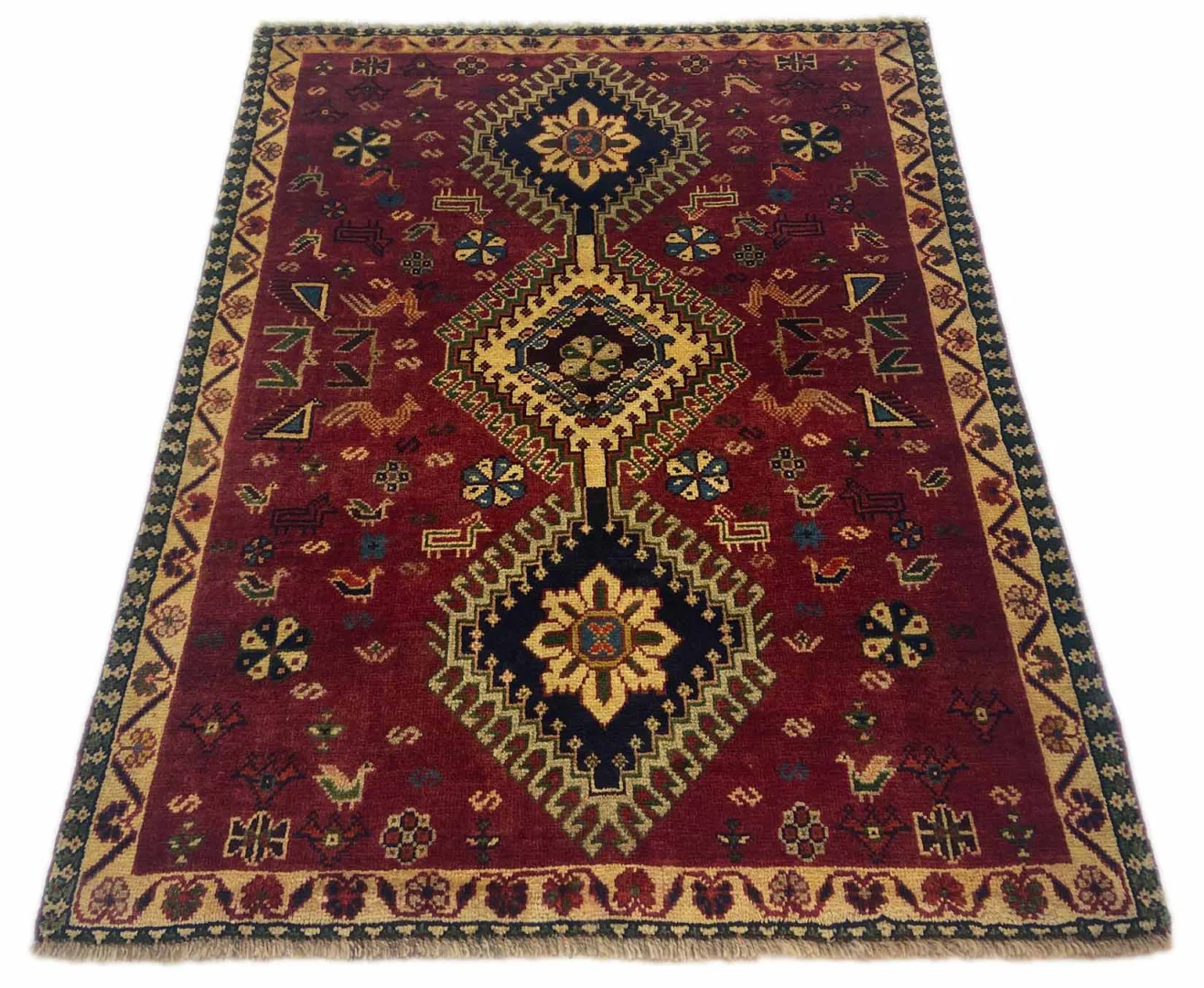 Persian Rug Fars 148 x 117 cm Wool Hand-knotted