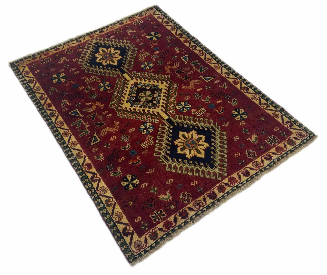 Persian Rug Fars 148 x 117 cm Wool Hand-knotted