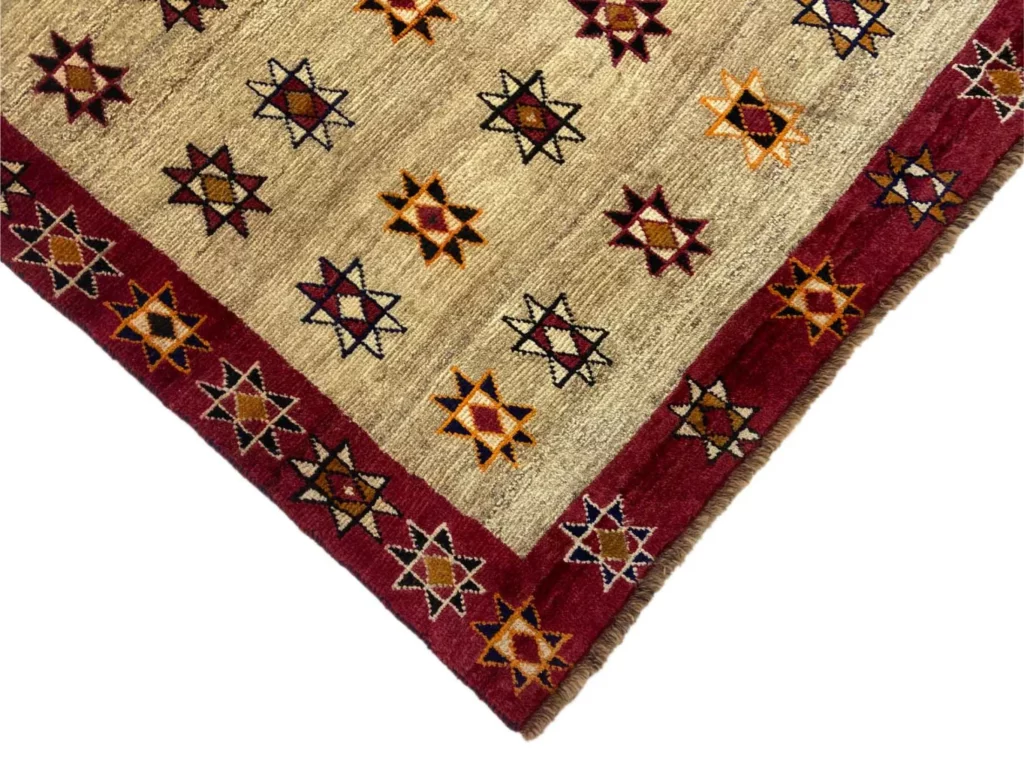 Persian Rug Gabbeh 155 x 112 cm Wool Hand-knotted