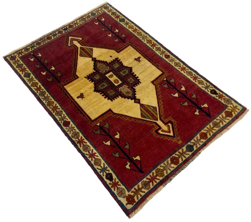 gabbeh-shuli-160-x-110-cm-ausgefallene-muster-auf-glanzvoller-schurwolle-1-2 Persian Rug Fars 160 x 110 cm Wool Hand-knotted