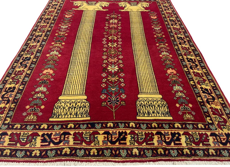 Persian Rug Gabbeh 161 x 110 cm Wool Hand-knotted