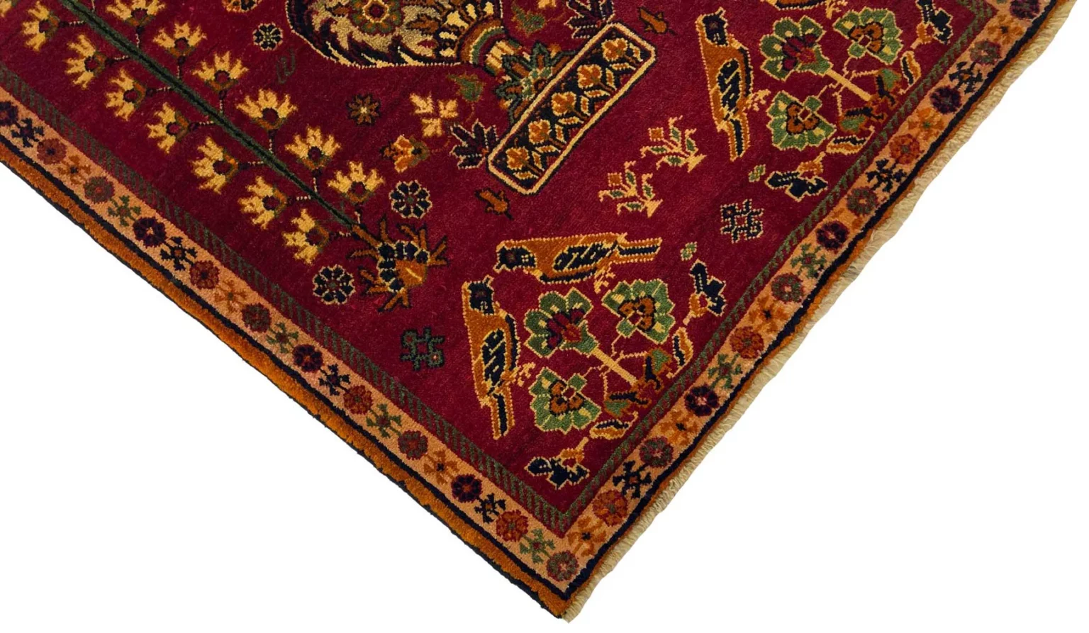 gabbeh-184-x-115-cm-ausgefallene-muster-auf-glanzvoller-schurwolle-1-3 Persian Rug Fars 184 x 115 cm Wool Hand-knotted