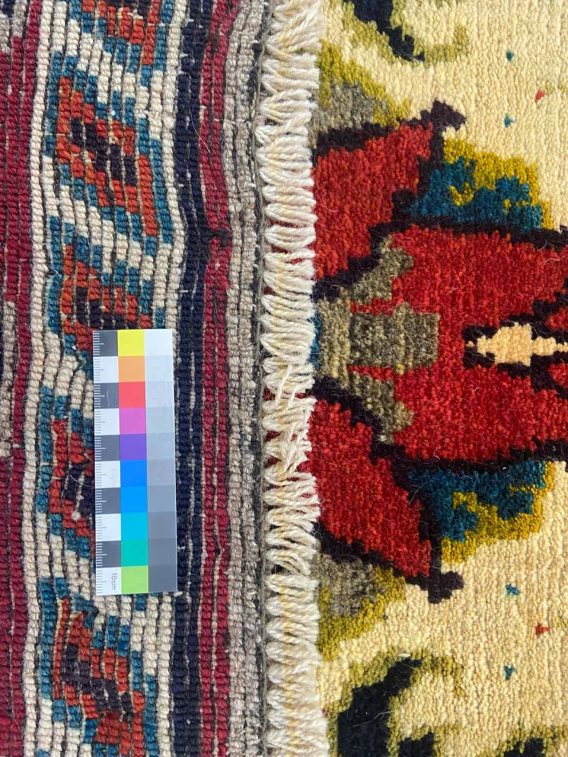 gabbeh-shuli-teppich-187-x-108-cm-ausgefallene-muster-knotendichte-90000-4 Persian Rug Fars 187 x 108 cm Wool Hand-knotted