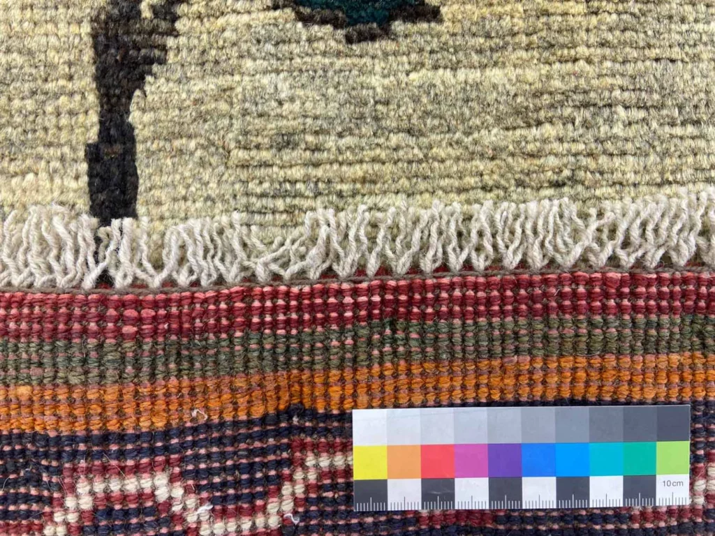 gabbeh-193-x-121-cm-gabbeh-shuli-mit-ausgefallenen-mustern-knotendichte-1-5 Persian Rug Fars 193 x 121 cm Wool Hand-knotted