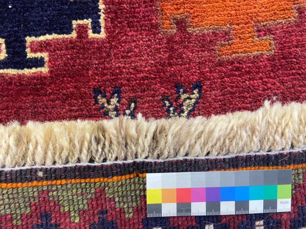 gabbeh-200-x-96-cm-ausgefallene-muster-knotendichte-90000-180000-m-1-6 Persian Rug Fars 200 x 96 cm Wool Hand-knotted